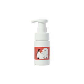 石けんワークス 詰め替え用 泡ボトル 100mL ミニタイプ (P) （ 容器デザイン - 「調子はどう？」 / 使用場所 : 公園遊び 、 アウトドア 、 旅行 、 キッチン 、 トイレ 、 洗面所 におすすめ
