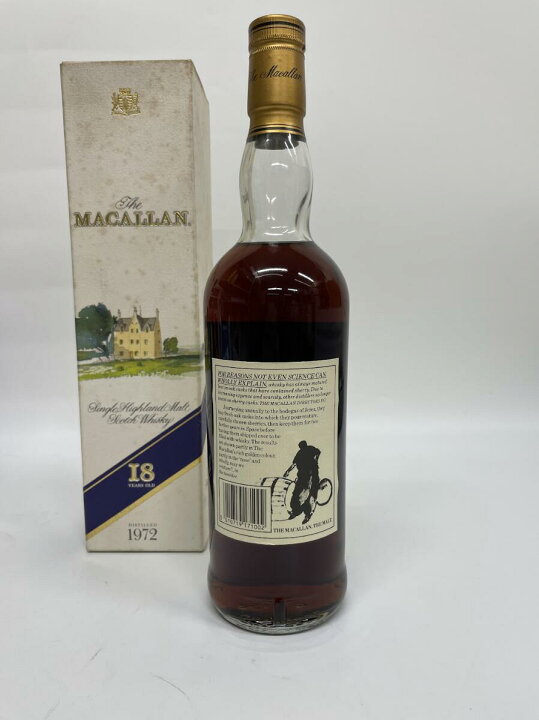 楽天市場】The Macallan ザ・マッカラン 18年 1972 750ml 箱付き 旧 