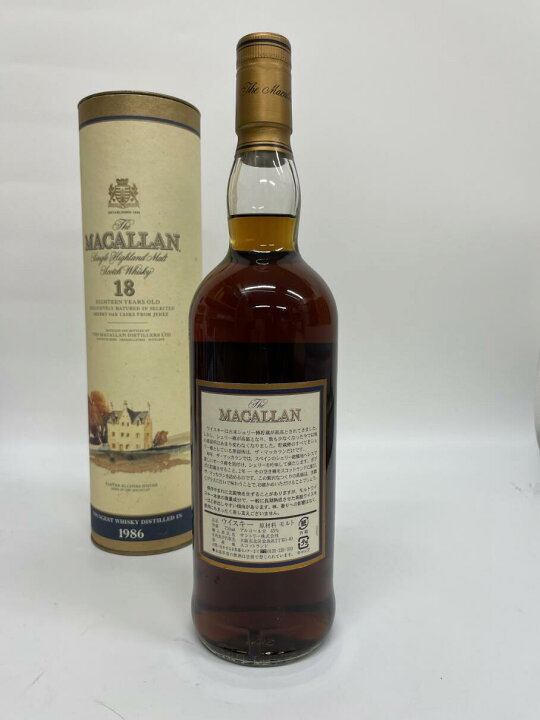 楽天市場】The Macallan ザ・マッカラン 18年 1986-2004 750ml 箱付き 