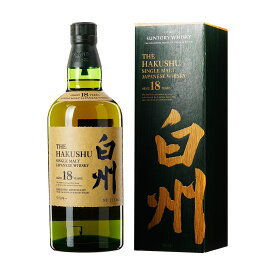 【東京都内限定発送】 サントリー SUNTORY サントリー Hakushu 白州 18年 700ml ジャパニーズ ウイスキー Japanese Whisky 国産ウイスキー