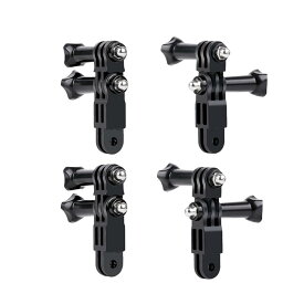 アクションカメラ ピボットアダプターセット 8点 同方向・3方向タイプ ネジ付属 GoPro対応 マウント接続用パーツセット