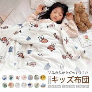 【P5倍!3608円→実質3428円 10/27迄】【可愛い柄いっぱい!】布団 肌掛け布団 ふとん 洗える 肌に優しい 肌ふとん 肌掛けふとん 夏布団 夏掛布団 肌がけ布団 中綿 軽量 キッズ 子供 女の子 男の