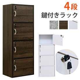 [5%OFFクーポン] カラーボックス 鍵付きボックス 鍵付き収納 鍵付きカギ付きオーディオ収納 隠す収納 CD収納 DVD収納 DVDラック 扉付き 片開き 鍵付きラック4段 本棚 カギ付 キャビネット 4段ラック 収納ボックス 貴重品 ロッカー ラック 棚 4段 施錠 保管 子供部屋 直販