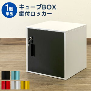 鍵付き収納 キューブボックス 収納ボックス ロッカー カラーボックス CUBE BOX 鍵付きボックス 小物入れ カラーボックス スチールボックス 個人用 ロッカー シンプルBOX リビング収納 オフィス