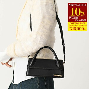 �y���ʌ���z�y10��OFF�{�N�[�|���zJACQUEMUS �W���b�N���X �o�b�O �V�����_�[�o�b�O LE CHIQUITO �����O�n���h�o�b�O 213BA004 ���f�B�[�X �u���b�N �X�g���b�v �}�O�l�b�g�J�� 2WAY �I�P�[�W����