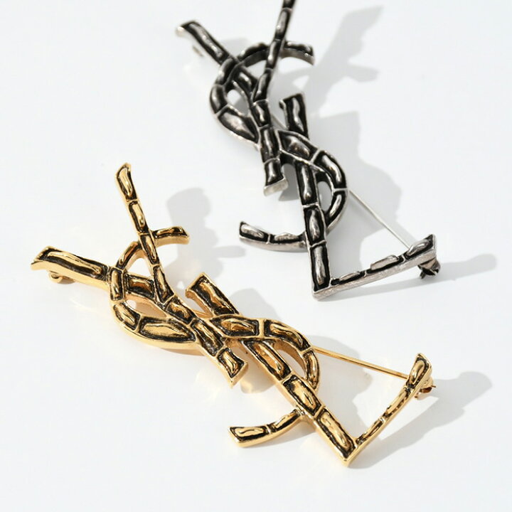 楽天市場】SAINT LAURENT サンローラン ブローチ アクセサリー  
