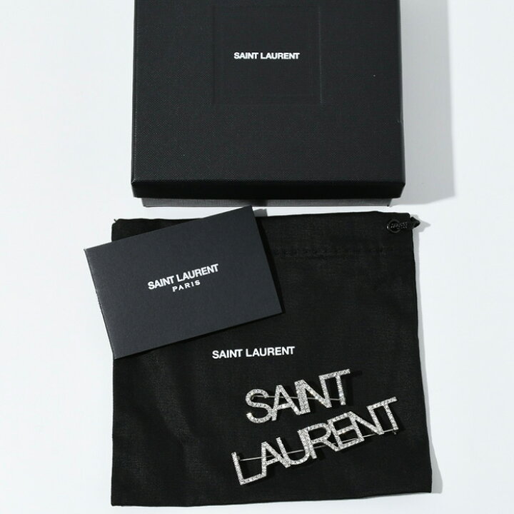 楽天市場】SAINT LAURENT サンローラン ブローチ アクセサリー ブラス 