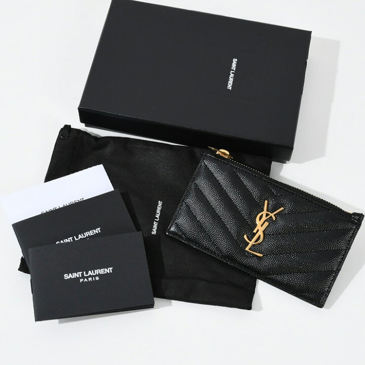 サンローランパリ SAINT LAURENT PARIS カードケース タイニー  