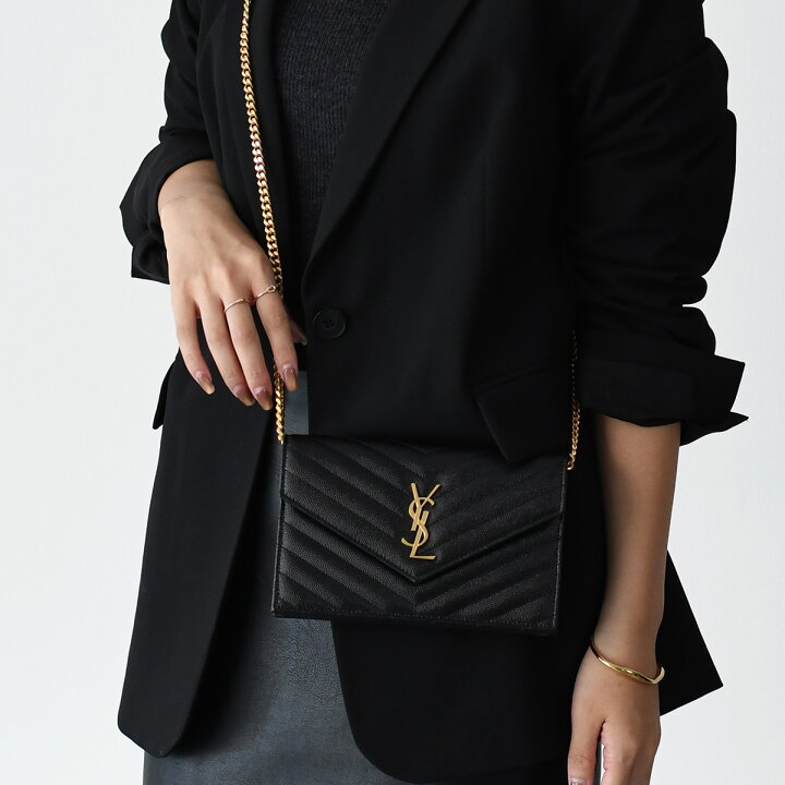 楽天市場】SAINT LAURENT サンローラン 財布 チェーンウォレット  