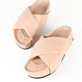 STELLA McCARTNEY ステラ マッカートニー ステラ サンダル シグネチャー ロゴ 810107AP0040 POWDER ピンクベージュ レディース ロゴ シンプル 春 夏