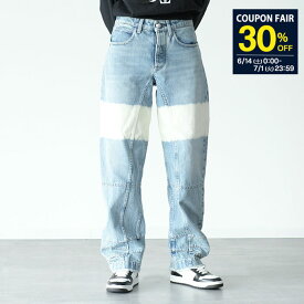 【30％OFF対象】JILSANDER ジルサンダー デニム パンツ ボトムス ブリーチウォッシュ デニムパンツ J02KA0230 J46463 レディース ライトブルー コットン ブリーチデニム リラックスフィット