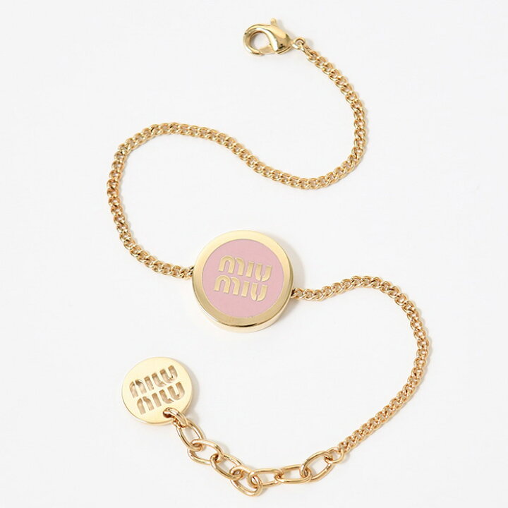 楽天市場】MIU MIU ミュウミュウ アクセサリー チェーンブレスレット  