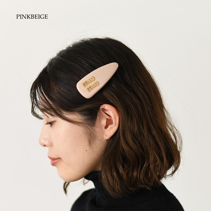 楽天市場】MIU MIU ミュウミュウ ヘアアクセサリー パテントレザー  