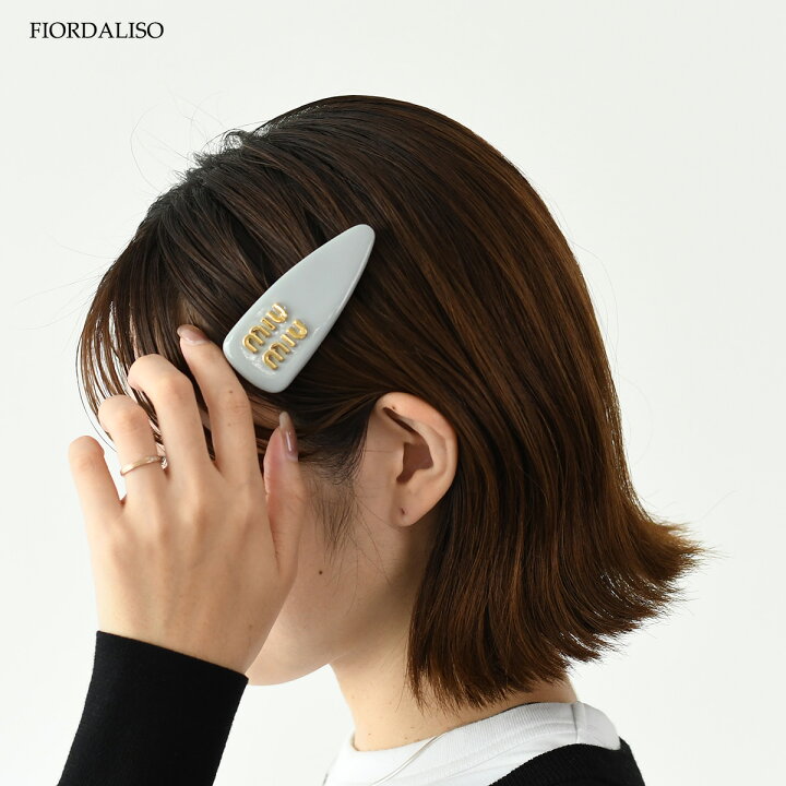楽天市場】MIU MIU ミュウミュウ ヘアアクセサリー パテントレザー 