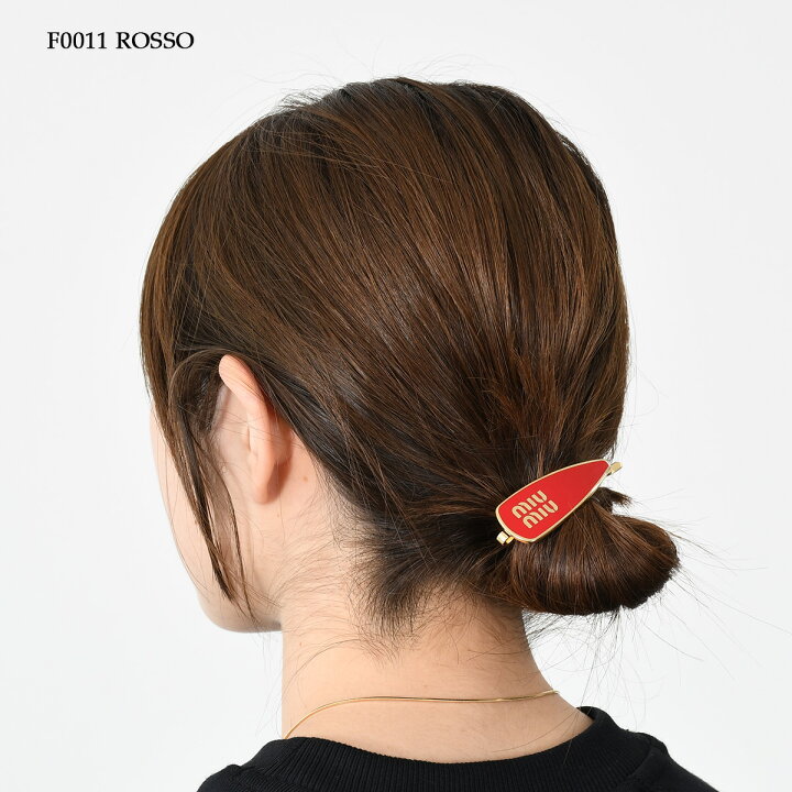楽天市場】MIU MIU ミュウミュウ ヘアクリップ ヘアピン ヘア 