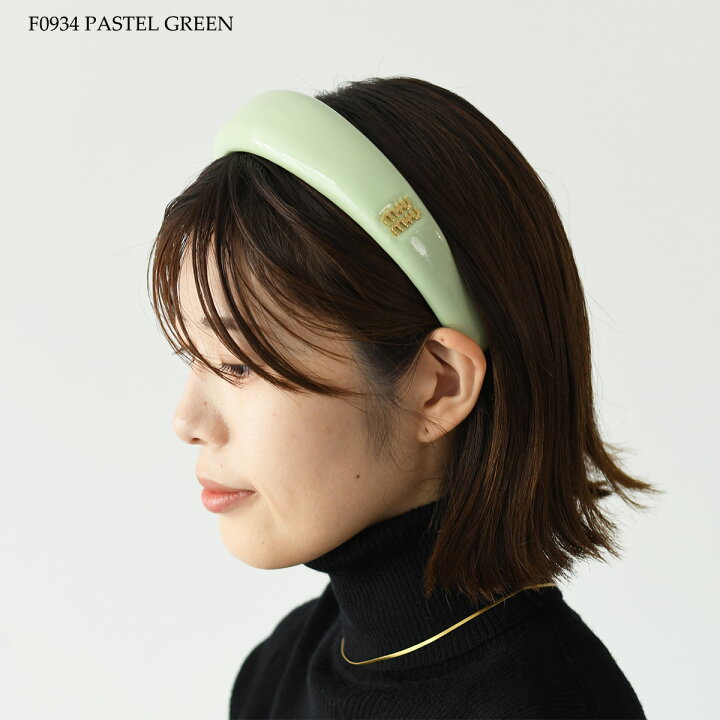 楽天市場】【P3倍&5％OFFクーポン】MIU MIU ミュウミュウ ヘアバンド  