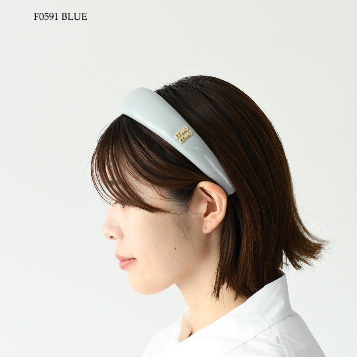 楽天市場】【P3倍&5％OFFクーポン】MIU MIU ミュウミュウ ヘアバンド  