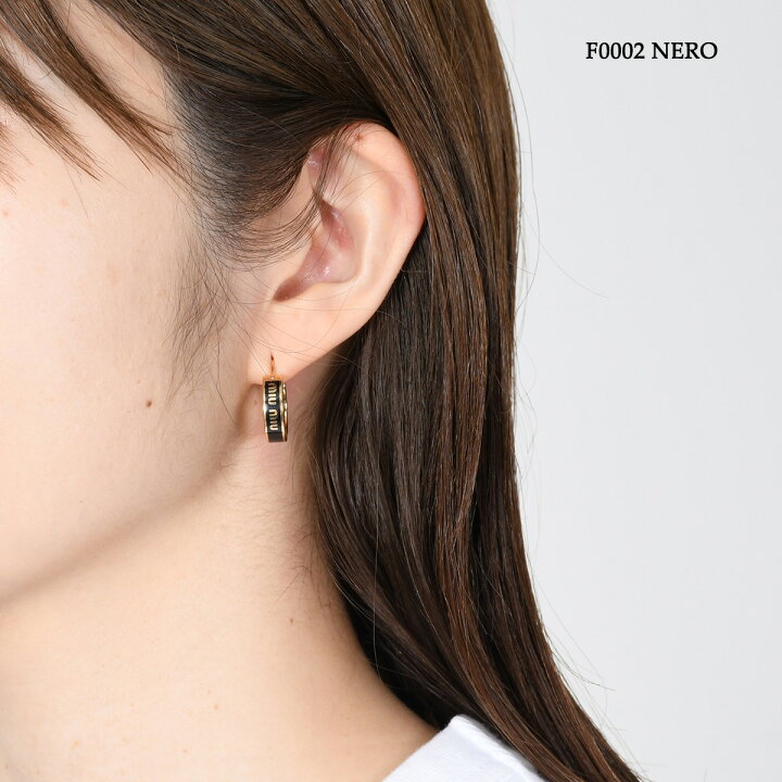 楽天市場】MIU MIU ミュウミュウ アクセサリー エナメルメタル ピアス 