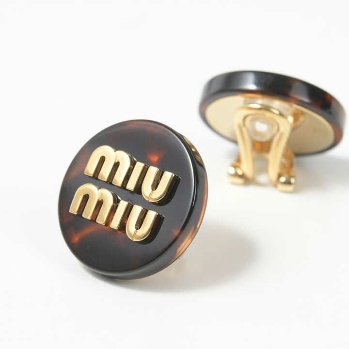 楽天市場】MIU MIU ミュウミュウ アクセサリー ピアス プレックス 