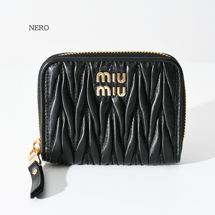 楽天市場】MIU MIU ミュウミュウ 財布 二つ折り財布 コンパクト財布 