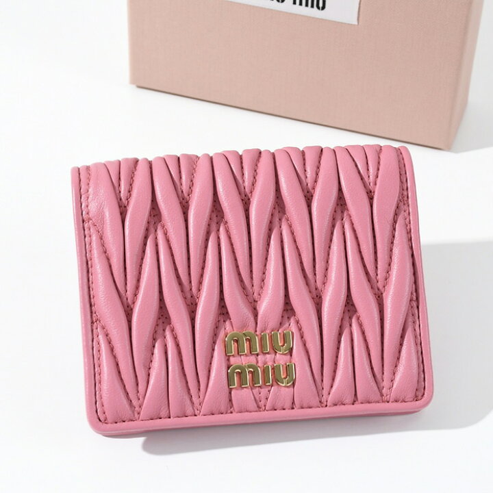 楽天市場】MIU MIU ミュウミュウ 財布 ミニ財布 マテラッセ レザー  