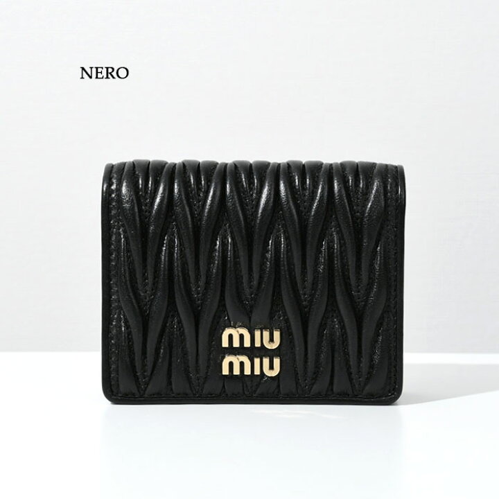 楽天市場】MIU MIU ミュウミュウ 財布 ミニ財布 マテラッセ レザー 