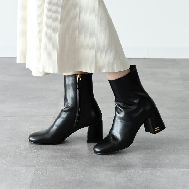 楽天市場】【5%OFF対象】MIU MIU ミュウミュウ 靴 シューズ ブーツ  