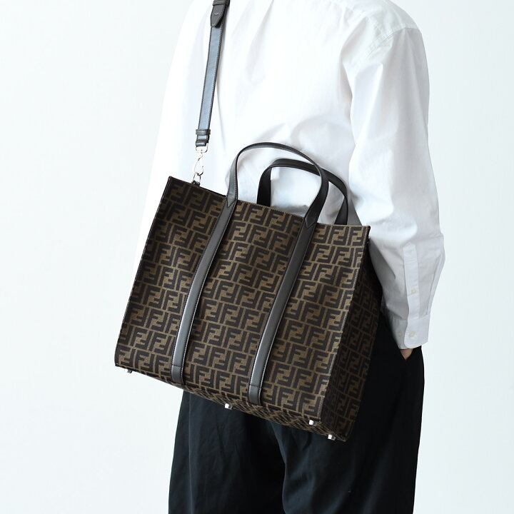 楽天市場】FENDI フェンディ バッグ FFジャカード トートバッグ 7VA390 