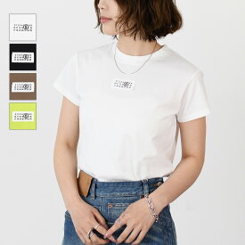MM6 MAISON MARGIELA エムエムシックス メゾンマルジェラ トップス Tシャツ カラー豊富 S52GC0327 S52GC0311 S52GC0326 S24312 レディース ブラック ホワイト ブラウン グリーン ライトブルーロゴ 半袖 ミニロゴ spcp モード incpt