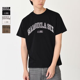 MM6 MAISON MARGIELA エムエムシックス メゾン マルジェラ トップス Tシャツ Margiela Six SH0GC0046 S24312 メンズ ユニセックス ホワイト ブラウン ブラック 半袖 クルーネック 春 夏