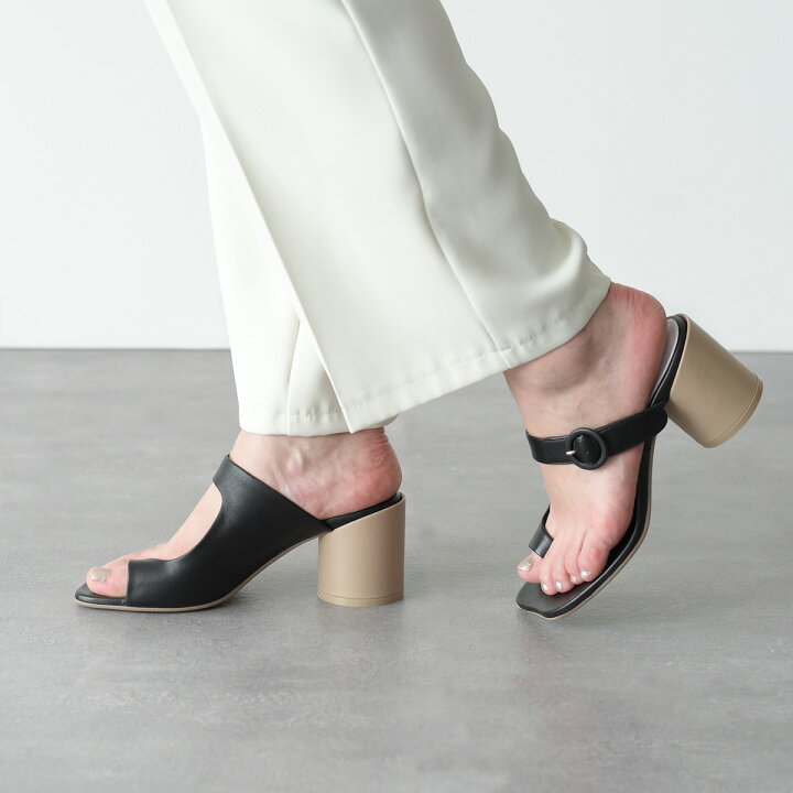 MM6Maison Margiela ウッドヒールサンダル - サンダル