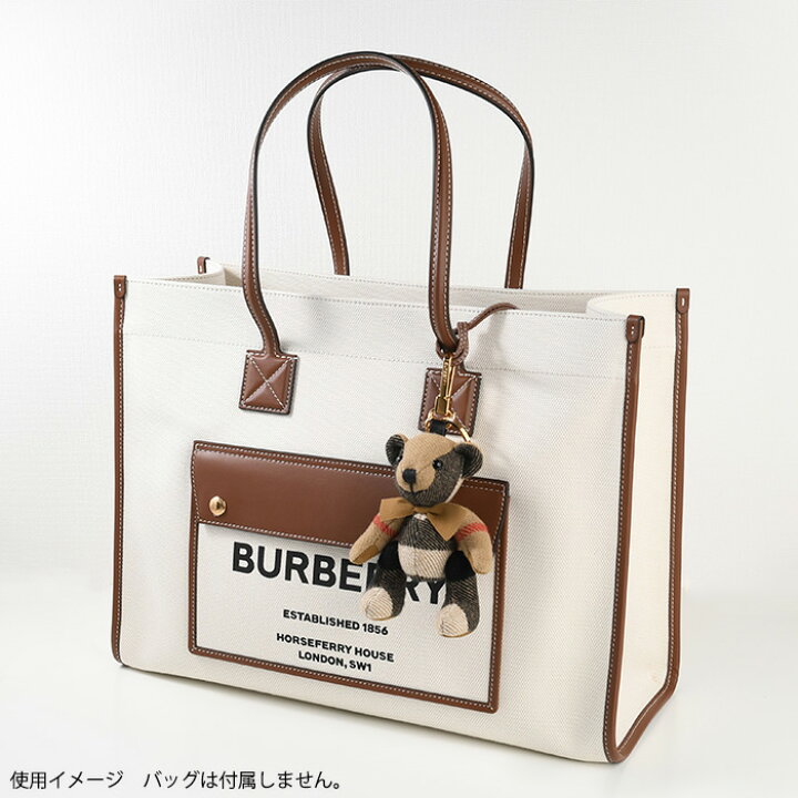 楽天市場】BURBERRY バーバリー バッグチャーム トーマスベア チャーム 