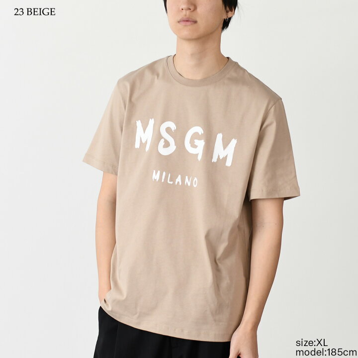 楽天市場】【50%OFF対象】MSGM エムエスジーエム Tシャツ ロゴT メンズ 