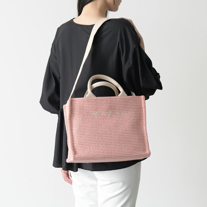 楽天市場】MARNI マルニ バッグ East-Westスモールトートバッグ  