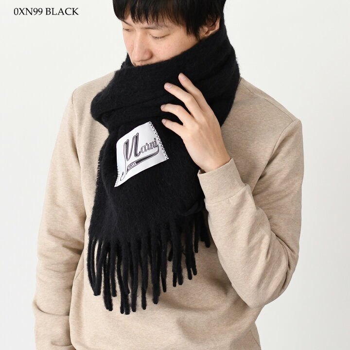 楽天市場】MARNI マルニ マフラー スカーフ ブラッシュドアルパカ製  