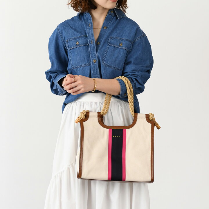 楽天市場】【P10倍&最大10,000円OFF】MARNI マルニ バッグ ロープ  