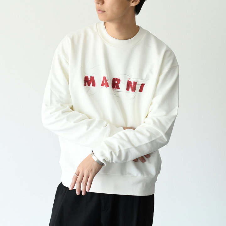 MARNI マルニ スウェット 48 アイボリー そよぐ 