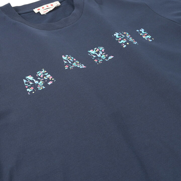 楽天市場】MARNI マルニ Tシャツ トップス ロゴT フラワーモチーフ 