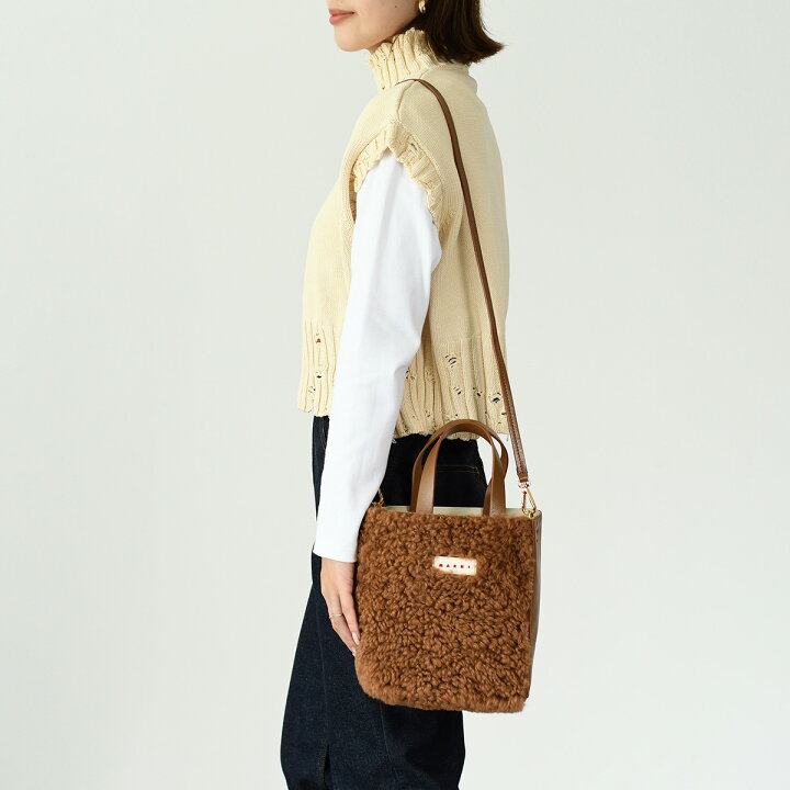 楽天市場】MARNI マルニ ショルダーバッグ シアリングバッグ ミニ 