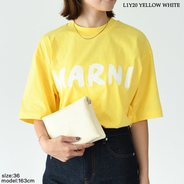 楽天市場】【全品P10倍】MARNI マルニ レタリング ロゴ Tシャツ 
