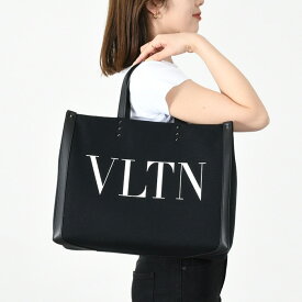 VALENTINO ヴァレンティノ バッグ エコラボ キャンバス ミディアム トート B0A35PYY レディース BLACK ブラック 黒 BAG ユニセックス ガラヴァーニロゴ ヴァレンチ