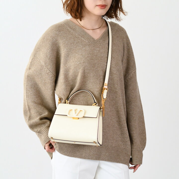 楽天市場】VALENTINO ヴァレンティノ Vスリングカーフスキンスモール  