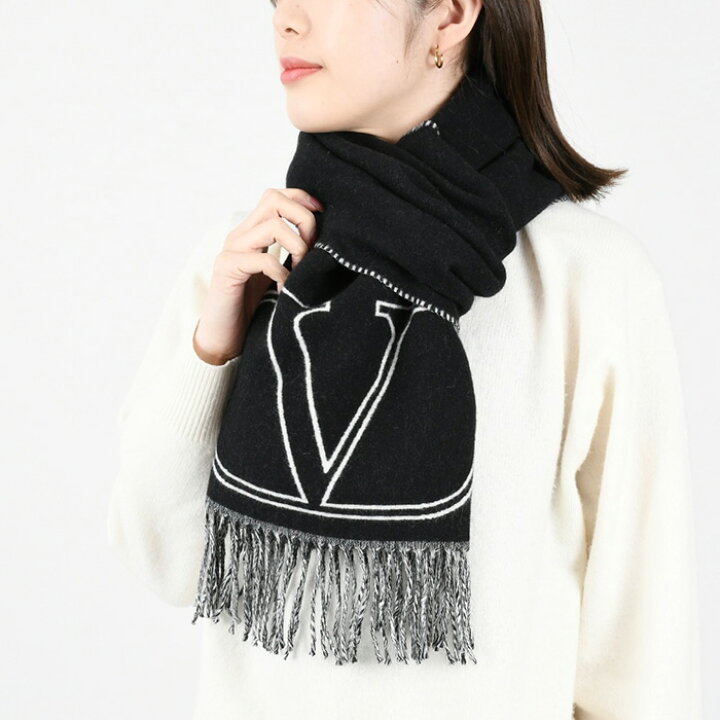 楽天市場】VALENTINO ヴァレンティノ マフラー ストール ウール 