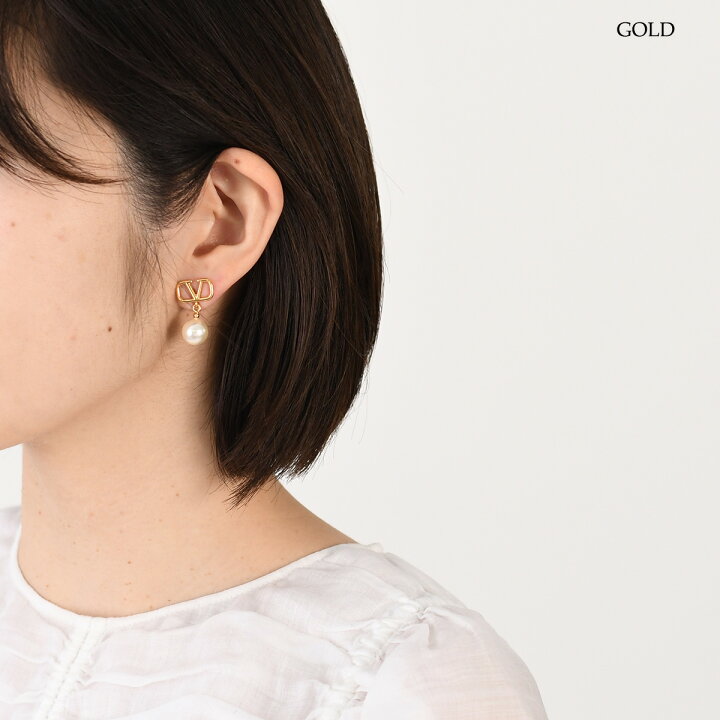 楽天市場】VALENTINO ヴァレンティノ ピアス アクセサリー Vロゴ 