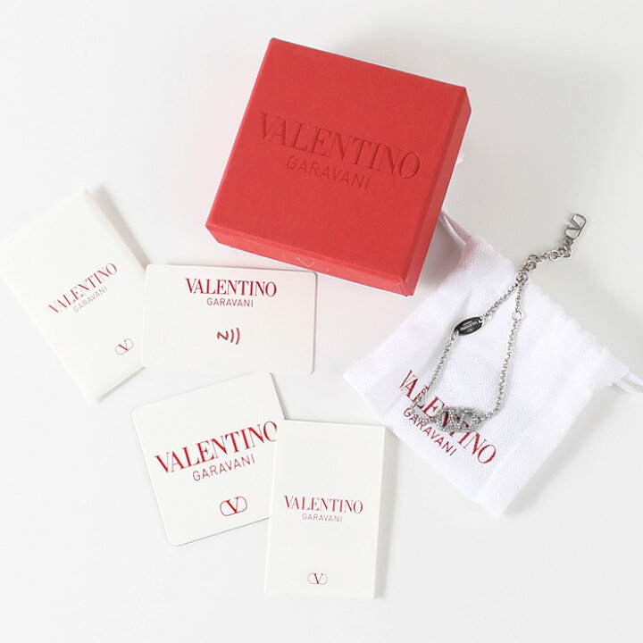 楽天市場】VALENTINO ヴァレンティノ アクセサリー ブレスレット Vロゴ 
