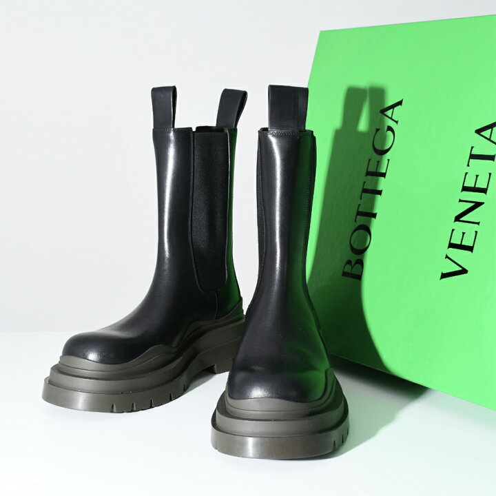 楽天市場 全品ポイント2倍 Bottega Veneta ボッテガヴェネタ ザ タイヤ レザー ブーツ メンズ シューズ サイドゴアブーツ Black ブラック 黒 シンプル vbs50 ギフト プレゼント 新着商品 オススメ商品 セレクトショップfelice