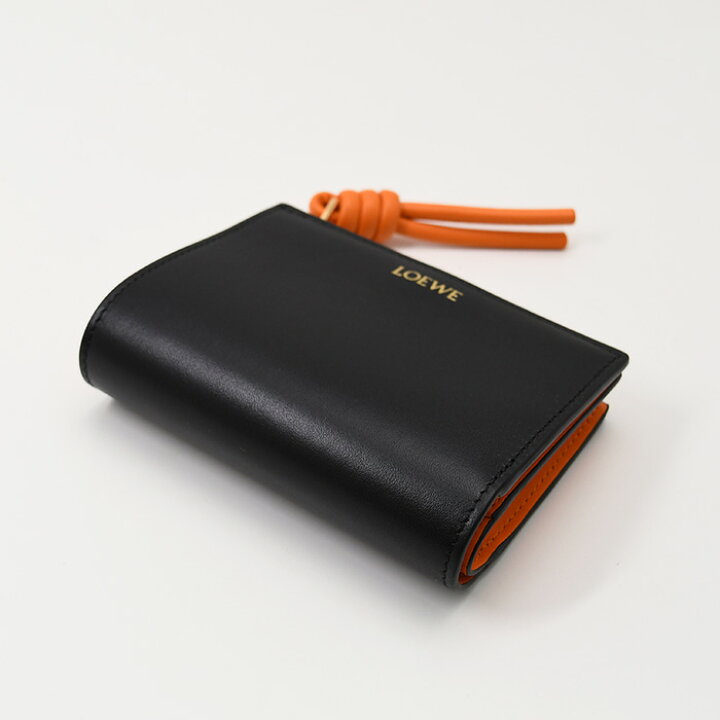 楽天市場】LOEWE ロエベ ノット コンパクト ウォレット シャイニーナパ 