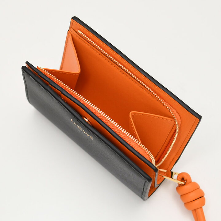 楽天市場】LOEWE ロエベ ノット コンパクト ウォレット シャイニーナパ 