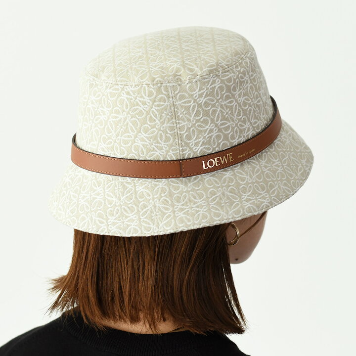 楽天市場】LOEWE ロエベ ハット 帽子 アナグラム ジャカード カーフ  