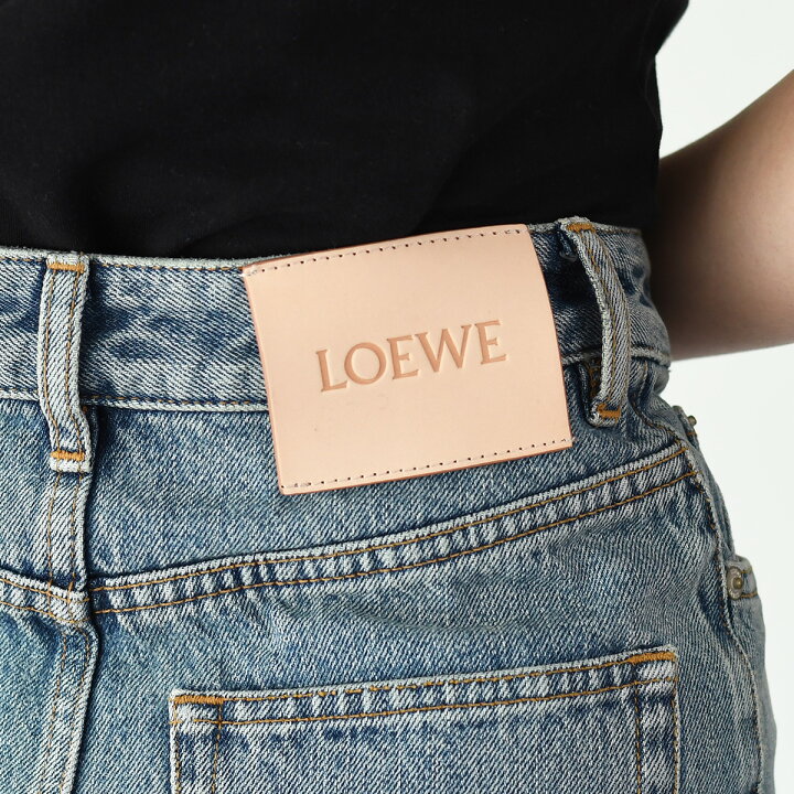 楽天市場】LOEWE ロエベ デニム ボトムス ハイウエスト ジーンズ 